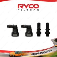 Ryco 11.8 Fuel Hose Quick Connectors - Suitable for Fuel Hose of ID 12mm