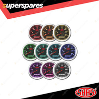 SAAS Electronic Boost Gauge Diesel 0-30 psi 52mm Black Muscle Series 3