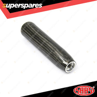 SAAS Carbon Fibre Car Gear Stick Shift Knob - 140mm with 3 Threaded Inserts