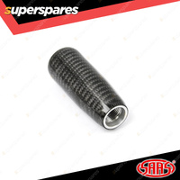 SAAS Carbon Fibre Car Gear Stick Shift Knob - 90mm with 3 Threaded Inserts