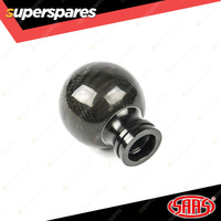 SAAS Carbon Fibre Car Gear Stick Shift Knob - Ball with 3 Threaded Inserts