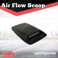 SAAS Air Flow Scoop Bonnet Hood Low Profile ABS Plastic 410mm x 265mm x 40mm