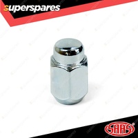 SAAS Wheel Nuts Acorn Taper 1/2 Inch Chrome Finish 35mm Length Pack of 20