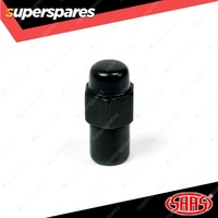 SAAS Wheel Nuts Mag 12 x 1.25 Thread Black Finish 43mm Length Pack of 20
