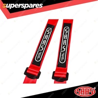SAAS 4 Point Harness Red 2 Inch Heavy Duty Webbing EC-R16 Approved