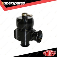 SAAS Blow Off Valve Adjustable Compact Dual Port Factory Replacement Type Black