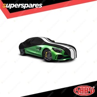 SAAS Car Cover Indoor Classic Extra Large 5.7m Black With White Stripes