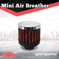SAAS Mini Air Breather Red 18mm Neck Urethane Base with Hose Clamps