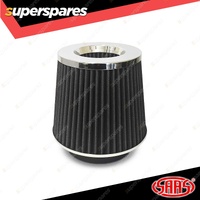 SAAS Pod Filter Black 60-76-89-100mm Multifit Neck Collar with Hose Clamps