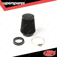 SAAS Pod Filter Black Small 60-76mm Multifit Neck Collar with Hose Clamps