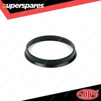 Pair SAAS Hub Centric Rings ABS Plastic 73.1mm OD 69.6mm ID Seating Flange