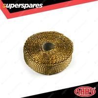 SAAS Exhaust Wrap Basalt Titan 25mm 1 Inch x 5m for Vehicle's Exhaust System