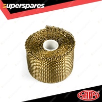 SAAS Exhaust Wrap Basalt Titan 50mm 2 Inch x 5m for Vehicle's Exhaust System