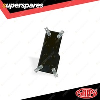 SAAS Pedal Pad Kit Black Aluminium Finish Slots Suits Automatic Transmission