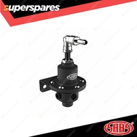 SAAS Fuel Pressure Regulator Adjustable EFI Black Includes 1/4" Line Fittings
