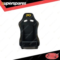 SAAS Seat SR2 Club Fixed Back FPR Black Large Offers Seat Comfort Side Support