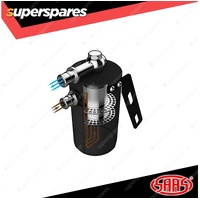 SAAS Oil Catch Tank LS1 Baffled Black Anodised Billet Aluminium 500ml Capacity