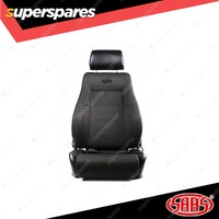SAAS Seat Trax Premium Seat Black Cloth / PU Trim ADR Compliant Dual Recliner