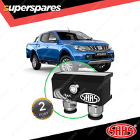 SAAS Diff Breather Kit 2 Port incl Nylon Bushes for Mitsubishi Triton MQ MR