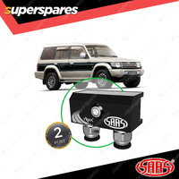 SAAS Diff Breather Kit 2 Port for Mitsubishi Pajero NH NJ NK NL 1991-1999