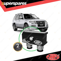 SAAS Diff Breather Kit 2 Port for Mitsubishi Pajero NS NT NW NX 2006-On