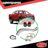 SAAS Intercooler Polish Alloy Pipe Cold Side for Mazda BT50 B32 3.2L 2011-2022