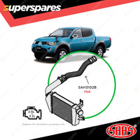 SAAS Intercooler Black Alloy Hot Pipe for Mitsubishi Triton ML MN Challenger