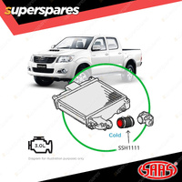 SAAS Silicone Intercooler Black Pipe Cold for Toyota Hilux Landcruiser Prado