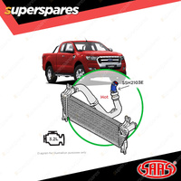 SAAS Silicone Intercooler Blue Rear Hot Pipe for Mazda BT50 B22 B32 3.2L 11-20