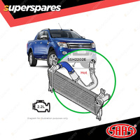 SAAS Silicone Intercooler Blue Hot Top Pipe for Ford Ranger PXII PXIII 2.2L