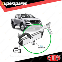 SAAS Silicone Intercooler Black Pipe Cold for Holden Colorado 2.8L 2012-2016