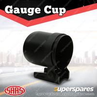 SAAS Gauge Mounting Cup Black Finish 52mm Metal No Rear Access Hole