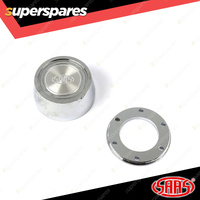 SAAS Horn Button Chrome Finish Billet Tall Suits Deep Dish Steering Wheels