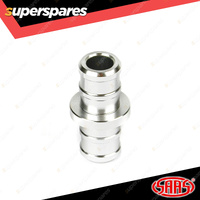 SAAS Hose Joiner Billet Aluminium Machined 14mm Barb End Finish Secure Clamping