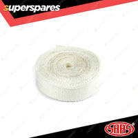 SAAS Exhaust Heat Resistant Wrap Ties Fibreglass Material 50mm x 15m