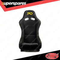 SAAS Seat SR2 Club Fixed Back FRP Black Offers Seat Comfort Side Support
