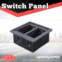 SAAS Carling type Switch Panel 2 x Switch Housing ARB holder Rocker Switch