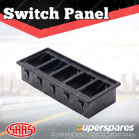 SAAS Carling type Switch Panel 5 x Switch Housing ARB holder Rocker Switch