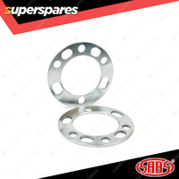 SAAS Wheel Spacers Universal 6 Stud 12mm Thickness - in a Pack of 2