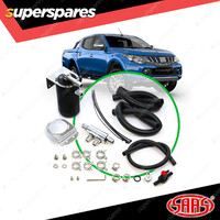 SAAS Oil Catch Tank Full Kit for Mitsubishi Triton MQ 2.4L Black Anodised