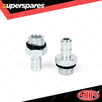 Pair SAAS Catch Tank Hose Fitting 10mm 3/8 Premium Quality Brand New