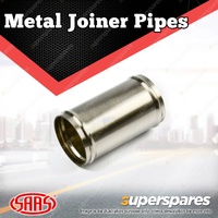 SAAS Metal Joiner Pipe Straight Stainless Steel 57mm ID Length 100mm Universal
