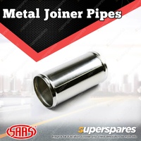SAAS Metal Joiner Pipe Straight Aluminium Polished 102mm ID x 200mm Universal