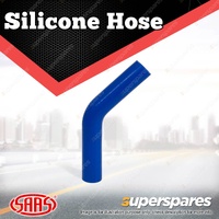 SAAS 45 Deg Elbow Silicone Hose - 38 x 38mm Blue Colour Multi Ply Construction