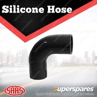 SAAS 90 Deg Elbow Silicone Hose - 70 x 70mm Black Colour Multi Ply Construction