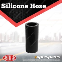 SAAS Straight Silicone Hose - 25 x 25 x 76mm Black Colour Multi Ply Construction
