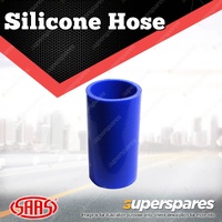 SAAS Straight Silicone Hose - 63 x 63 x 127mm Blue Colour Multi Ply Construction