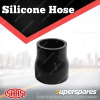 SAAS Silicone Hose Straight Reducer 51 x 63 x 76mm Black Multi Ply Construction