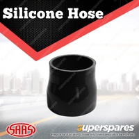 SAAS Silicone Hose Straight Reducer 70 x 82 x 76mm Black Multi Ply Construction