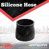 SAAS Silicone Hose Straight Reducer 76 x 89 x 76mm Black Multi Ply Construction